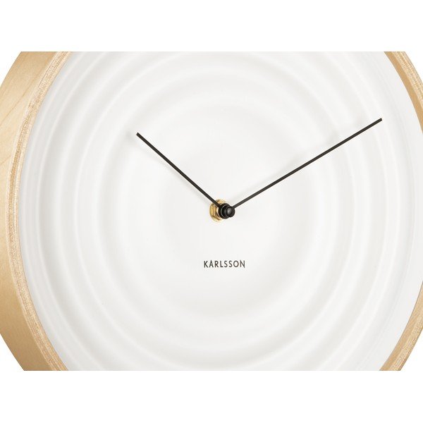 Бял стенен часовник Ribble, ø 31 cm - Karlsson-image-4