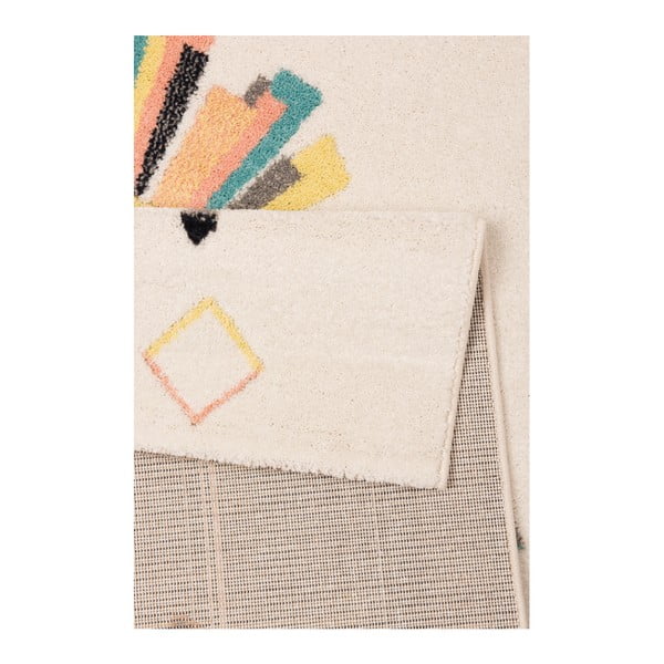 Béžovokrémový dětský hnědý koberec Zala Living Lion, 120 x 170 cm-image-2