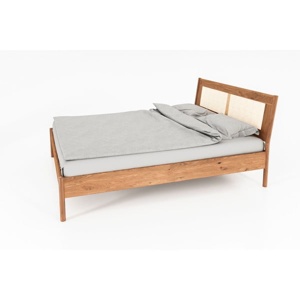 Дъбово единично легло 90x200 cm в естествен цвят Pola - The Beds-image-1