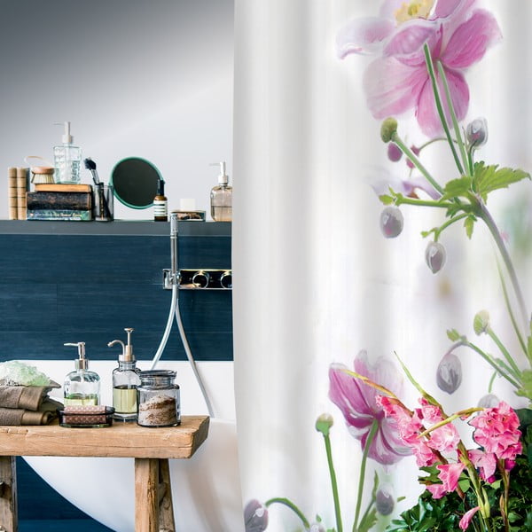 Завеса за душ 180x200 cm Anemone – Spirella-image-1