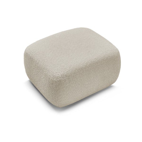 Бежова табуретка  от прежда с примки от букле Montaigne – Bobochic Paris-image-4