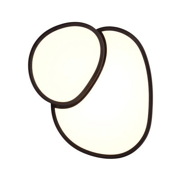 Черна LED светлина за таван 36x43,5 cm Rise - Trio-image-1