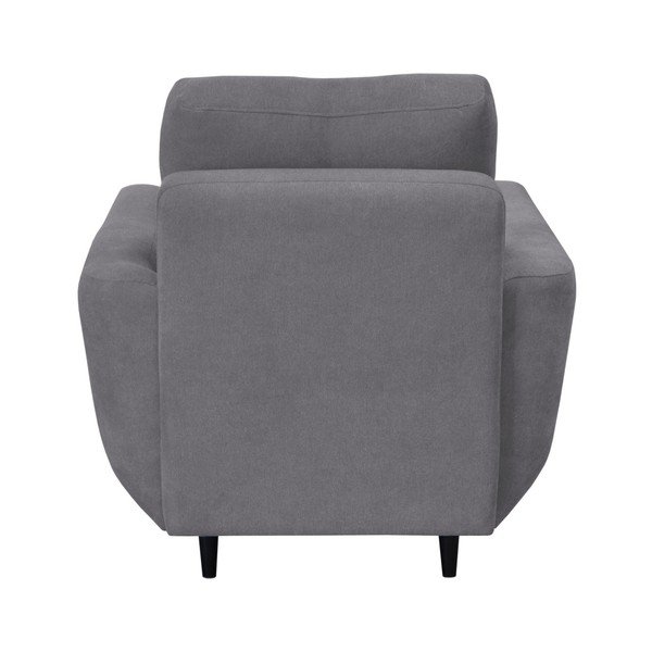Šedé křeslo s tmavými nohami Mazzini Sofas Cedar-image-3