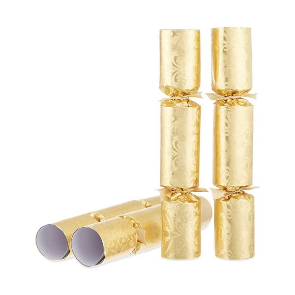 Коледни крекери в комплект от 8 броя Decadence Gold - Robin Reed-image-1