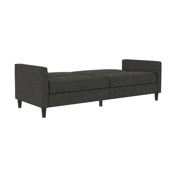 Тъмносив кадифен диван 207 cm Presley – Støraa-image-4