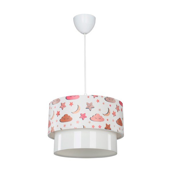 Бяло детско осветително тяло ø 30 cm Kinder – Squid Lighting-image-2