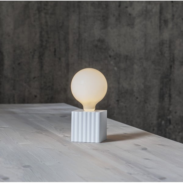 Бяла основа за лампа 10 cm Box - Star Trading-image-1