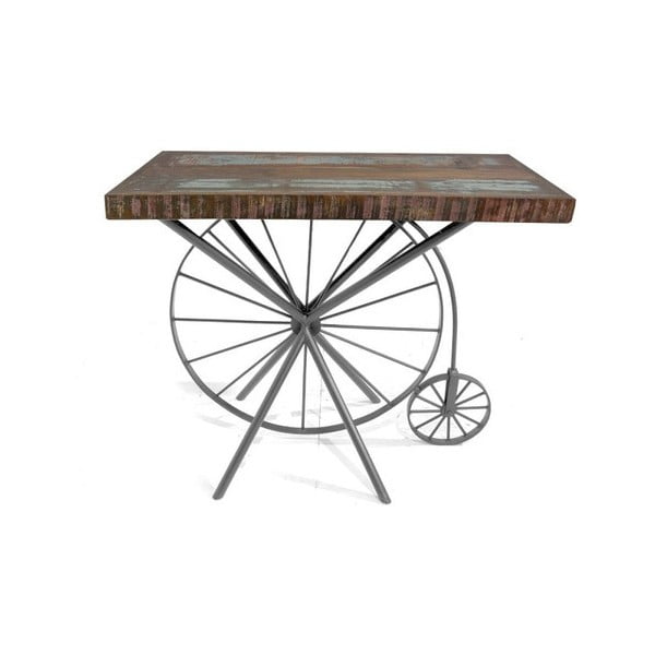 Konzolový stolek z masivního dřeva SOB Bike
