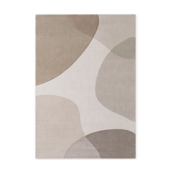 Бежов ръчно изработен вълнен килим 160x230 cm Hackney Clarissa – Ted Baker