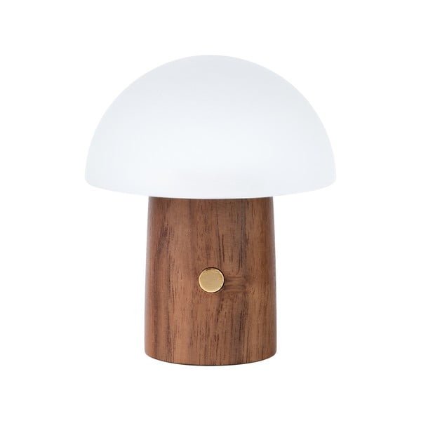 LED настолна лампа в бял и тъмно естествен цвят (височина 7 cm) Alice Mushroom – Gingko