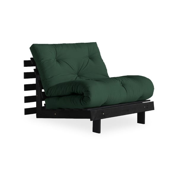 Roots Променлив фотьойл черен/тъмнозелен - Karup Design
