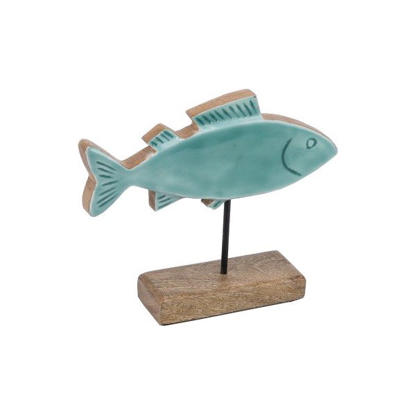 Дървена статуя (височина 20 cm) Fish – Ego Dekor