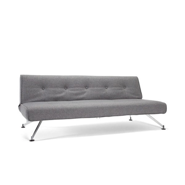 Сив разтегателен диван Clubber Twist Charcoal, 92 x 210 cm - Innovation