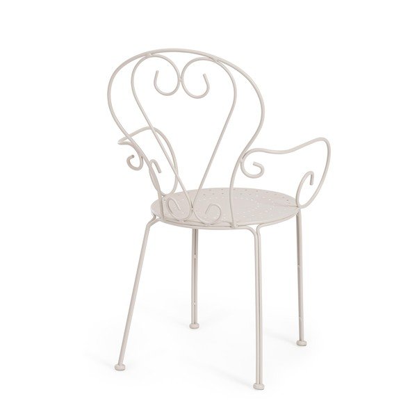 Бежов метален градински стол Etienne – Bizzotto-image-4