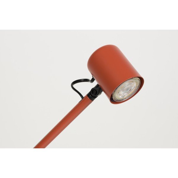 Червена метална настолна лампа (височина 45,5 cm) Aero – White Label-image-2