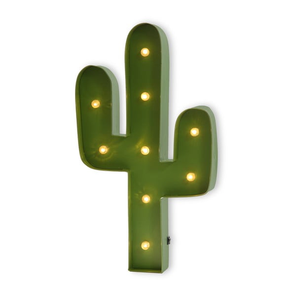 Nástěnná světelná dekorace Versa Cactus