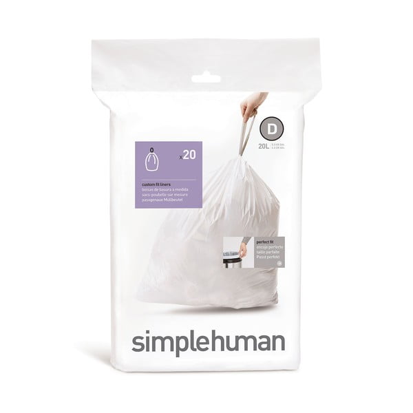 Торби за боклук 20 бр. 20 l D – simplehuman