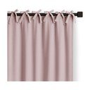 Сиво-розово затъмняващо перде 140x250 cm Carli Tie – Restilo