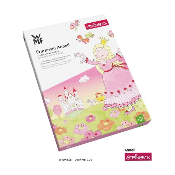 Комплект от 4 детски прибори за хранене от неръждаема стомана Anneli Anelli - WMF-image-1