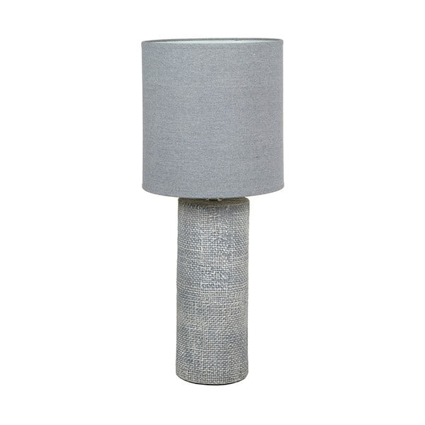 Сива керамична настолна лампа Coastal, височина 70 cm - Santiago Pons