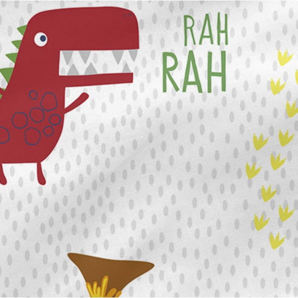 Детски памучен чаршаф , 90 x 200 cm Funnysaurus - Moshi Moshi-image-4