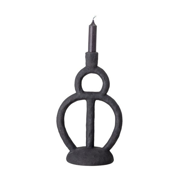 Черен свещник, височина 29 cm Ramina - Bloomingville-image-2