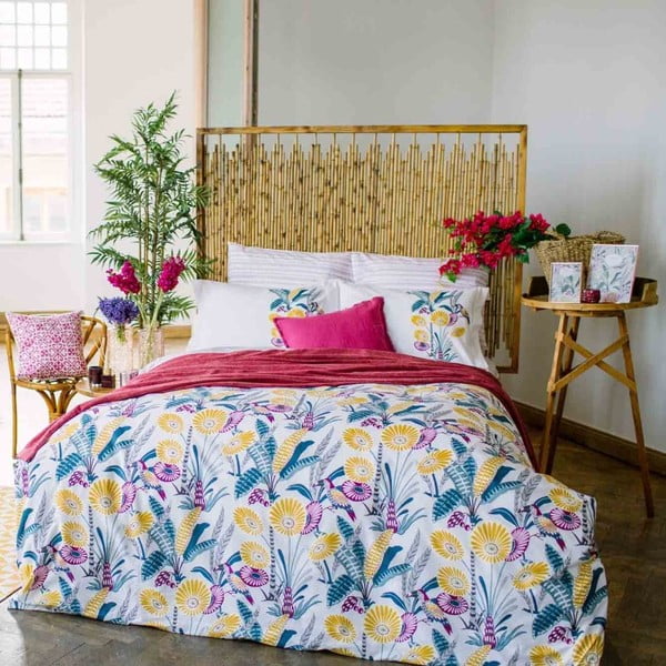 Памучно спално бельо за двойно легло Ranforce Violet, 200 x 220 cm - Bella Maison