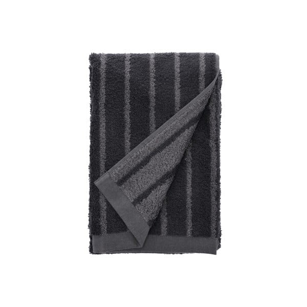 Сива хавлиена кърпа от памук Stripes, 140 x 70 cm Comfort Organic - Södahl