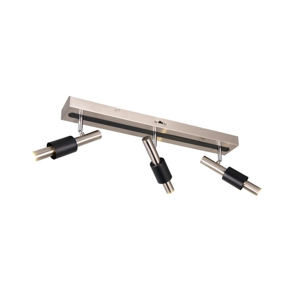 LED прожектор в черен и сребрист цвят 20,5x63 cm Ikaris – Trio Select-image-1