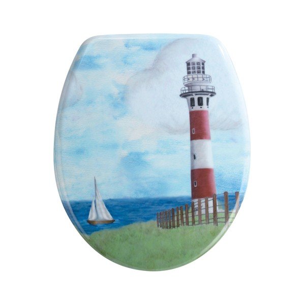 WC sedátko Wenko Lighthouse, 44,5 x 36,5 cm