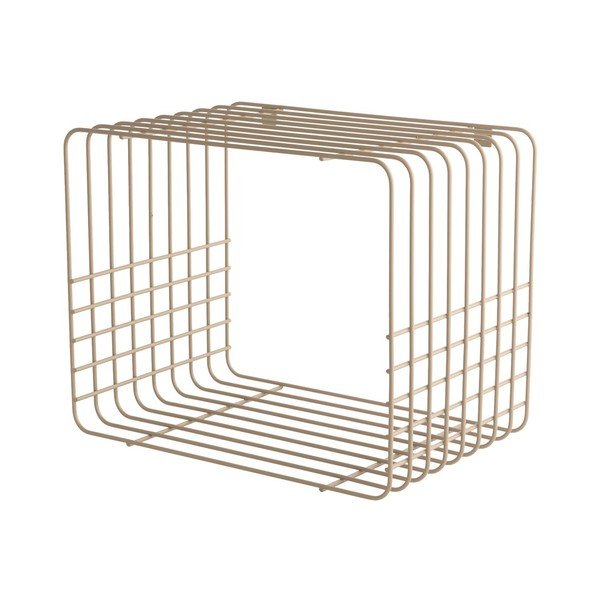 Бежов на няколко нива метален стенен рафт 38 cm Wire – Mette Ditmer Denmark