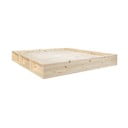 Двойно легло от борова дървесина с решетка 180x200 cm Ziggy - Karup Design