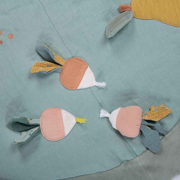 Светлозелена детска постелка за игра Trois Petits Lapins - Moulin Roty-image-1