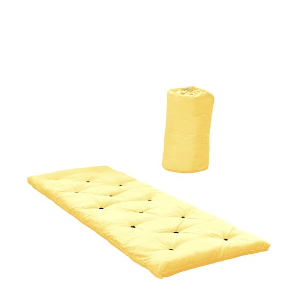 Жълт матрак за футон 70x190 cm Легло в торба Жълто - Karup Design