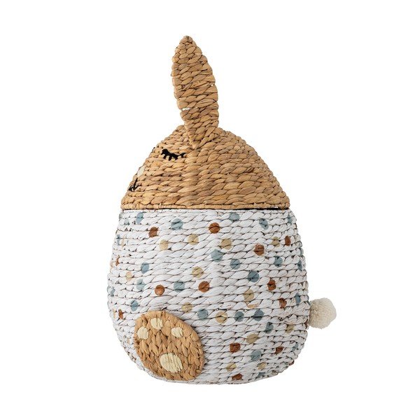 Детска кошница за играчки от воден зюмбюл ø 35x60 cm Villja – Bloomingville Mini-image-2