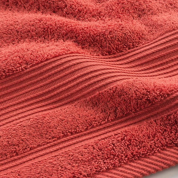 Памучна хавлиена кърпа от тери в тухлен цвят 70x130 cm Tendresse – douceur d'intérieur-image-2
