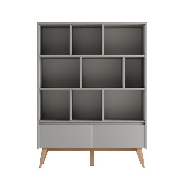 Сива детска етажерка 120x42,5 cm Swing - Pinio-image-2