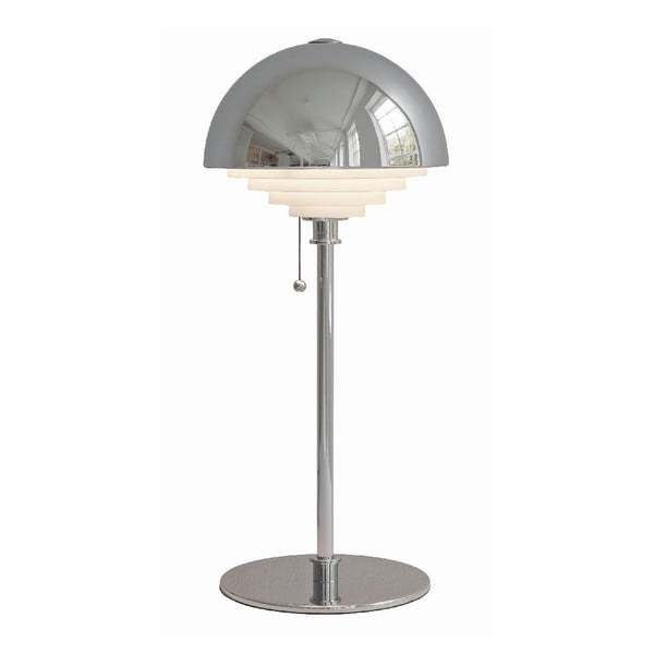 Stříbrná stolní lampa Herstal Motown