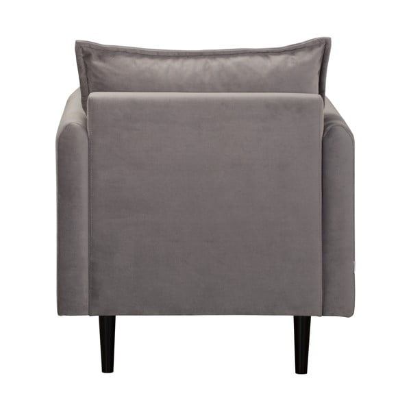 Сиво кадифено кресло Juli – Ropez-image-4