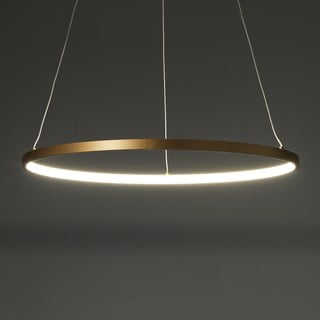 Висяща лампа в златист цвят, височина 92 cm Ring - Tomasucci