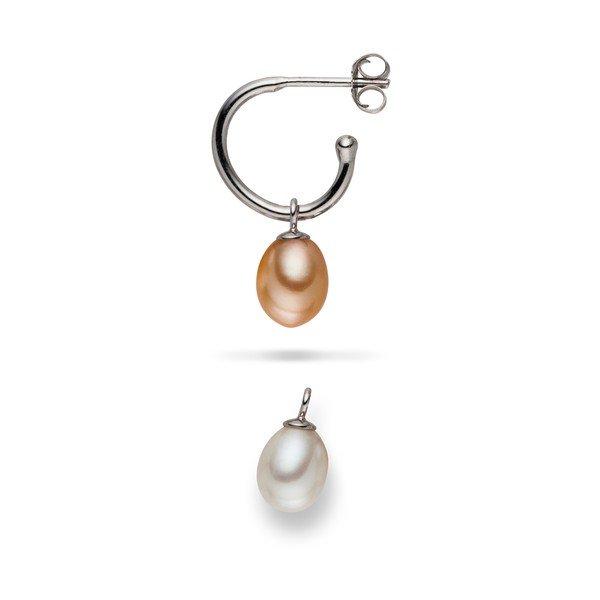 Náušnice Yamato Pearls s vyměnitelnými přívěsky Nude Beauty-image-1