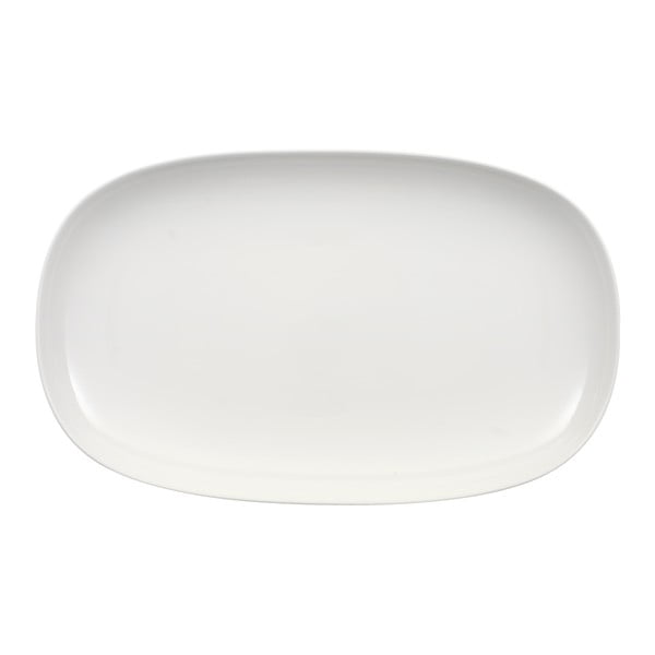 Бяла порцеланова чиния за сервиране Villeroy & Boch Urban Nature, 42 x 25,5 cm - Villeroy&Boch