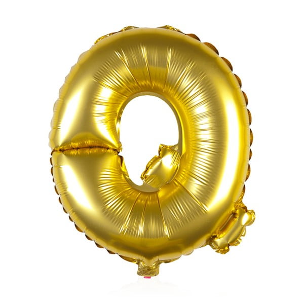 Balónek Q zlaté, 30 cm
