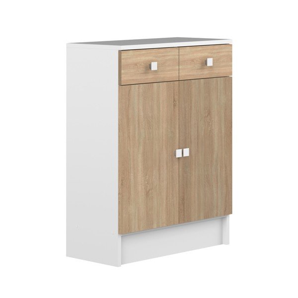 Шкаф за баня в декор от дъбово дърво Combi - TemaHome-image-3