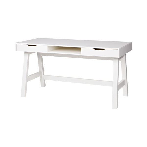 Бяло бюро Nikki - WOOOD-image-3