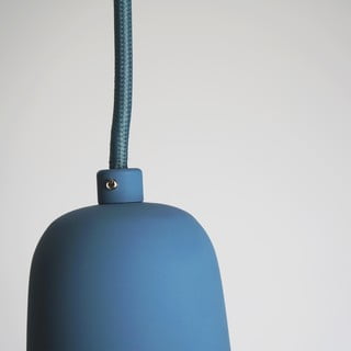 Синьо висящо осветително тяло, височина 150 cm Isa - SULION