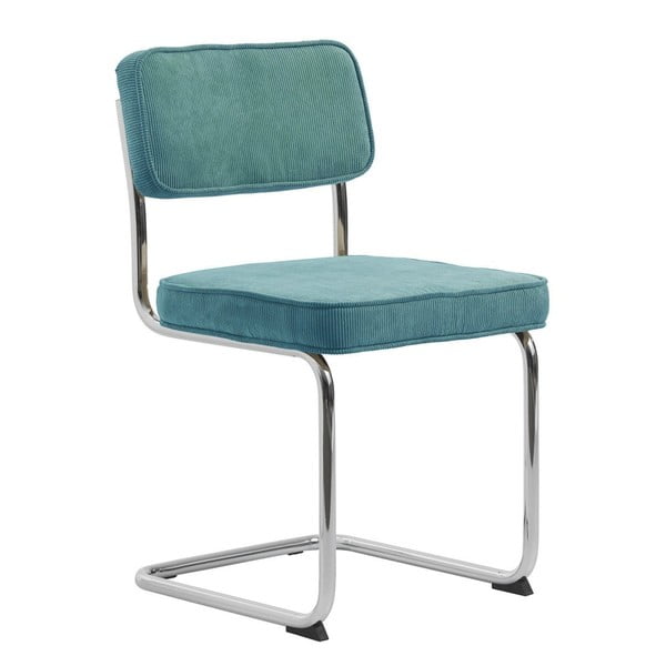 Тюркоаз велурен трапезен стол Rupert – Unique Furniture