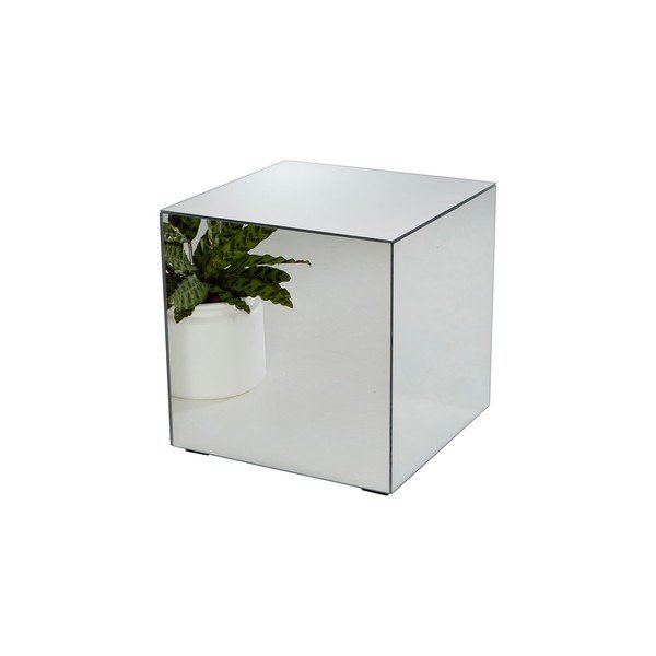 Стъклена странична масичка 45,5x45,5 cm Cube – Ellos Home-image-4