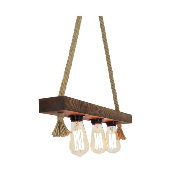 Дървена таванна висяща светлина Kutuk - Opviq lights-image-3