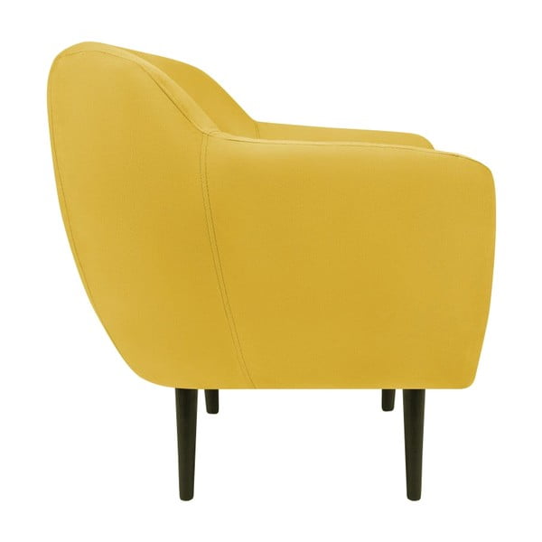 Кресло от жълто кадифе Toscane - Mazzini Sofas-image-3